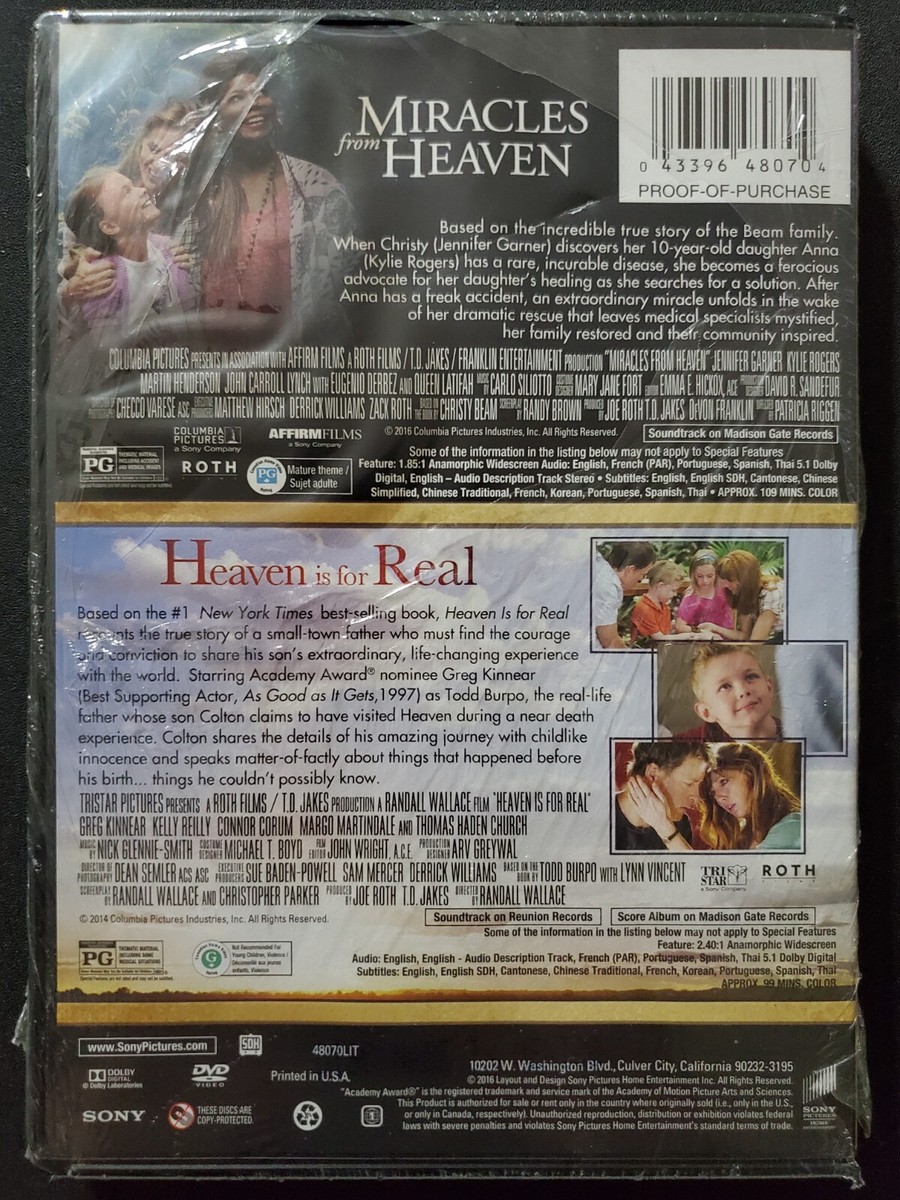 Dvd Labels Miracles From Heaven