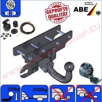 AHK & ES7 FüR Jeep Wrangler III JK Ab 2007 AnhäNgerkupplung + E-Satz -> Komplett