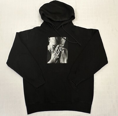 Tupac 2Pac Graphic Hoodie Black Cotton Independent Trading Co