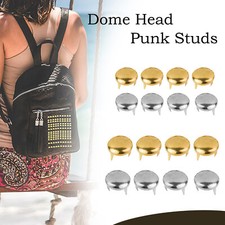 Dome Stud Head Punk Goth 12/15mm Clothing Jackets Handbags Purses Jackets 50pcs