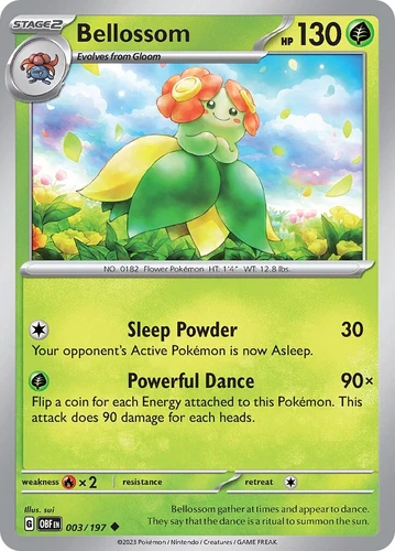 Bellossom 003/197 SV03: Obsidian Flames