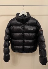 Womens Napapijri Jacket Box Crop Shiny
