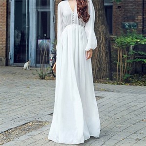 womens long white maxi dress