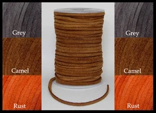 3mm 4mm 5mm FLAT SUEDE 100% REAL LEATHER STRAP HIGH QUALITY CORD LACE THONG BELT