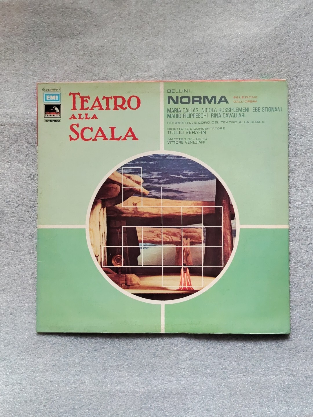 TEATRO ALLA SCALA - BELLINI - NORMA - DISCO VINILE - CALLAS lp 1972