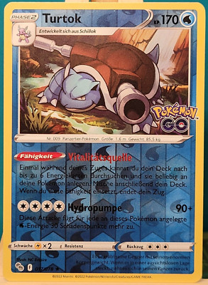 POKEMON - Pokemon Go - Turtok - 017/078 - REVERSE HOLO - deutsch
