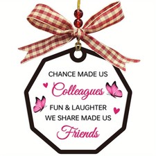 1pc Printed Acrylic Big Pendants Polygon Butterfly 90x90x2mm craft product toy