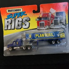1997 Matchbox Super Rigs Planters Semi Mack Tractor Trailer Truck  #34330