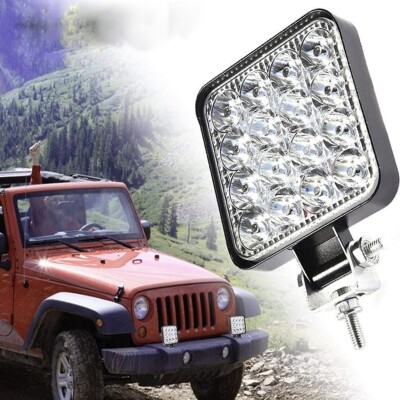 FARO SUPPLEMENTARE PROFONDITA AUTO FUORISTRADA 12V QUADRATO 9 LED 27W 6000K SC0 - Foto 3