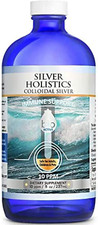 Colloidal Silver Liquid  8 Oz Glass Bottle by Silver Holistics