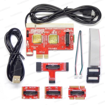 PCI-E LPC MiniPCI-E Analyzer Type-A Diagnostic Card KQCPET6-V8 Bluetooth for PC
