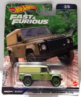 Hot Wheels Premium Fast & Furious Land Rover Defender 110 2/5 Real Riders HKD26