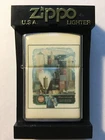 Vintage Zippo Lighter WHERE YOU WORK Coca Cola NIB sealed chrome finish #200