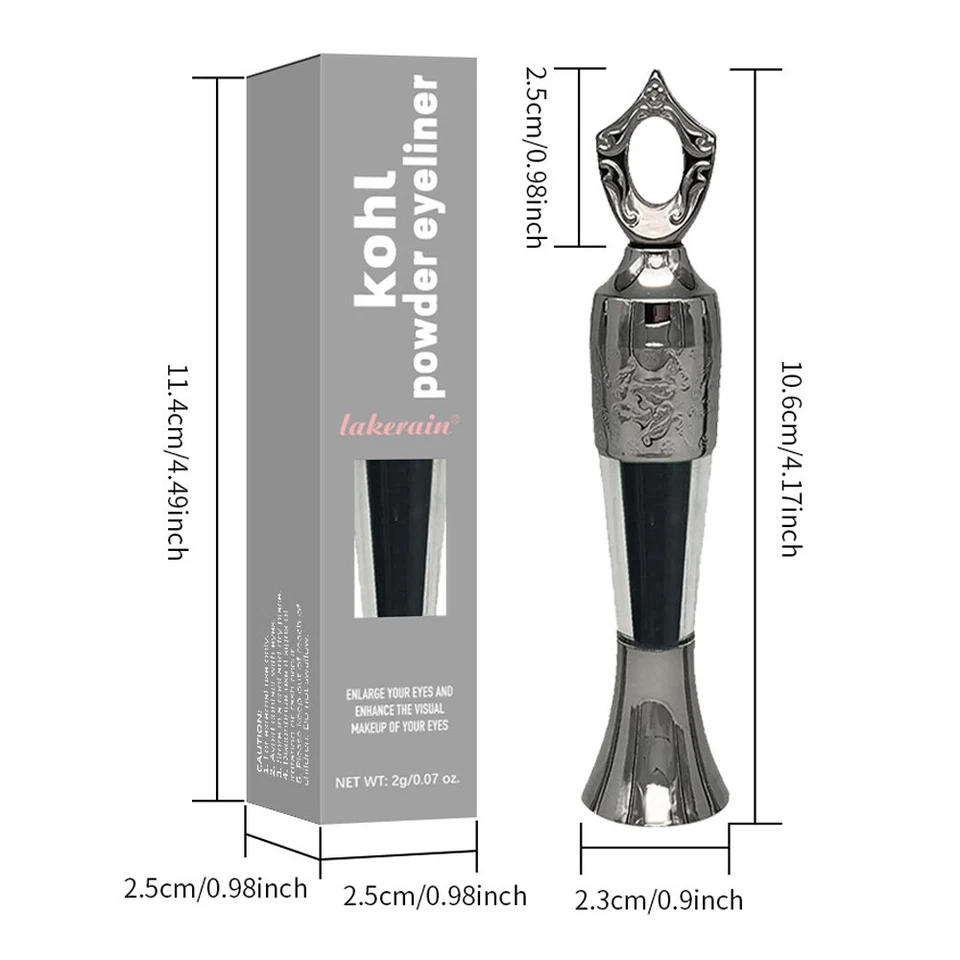 Smoky Makeup Eyeshadow Outline Eye Line No Smudge Eyeliner Powder Beauty Natur 」 - Image 2 of 4