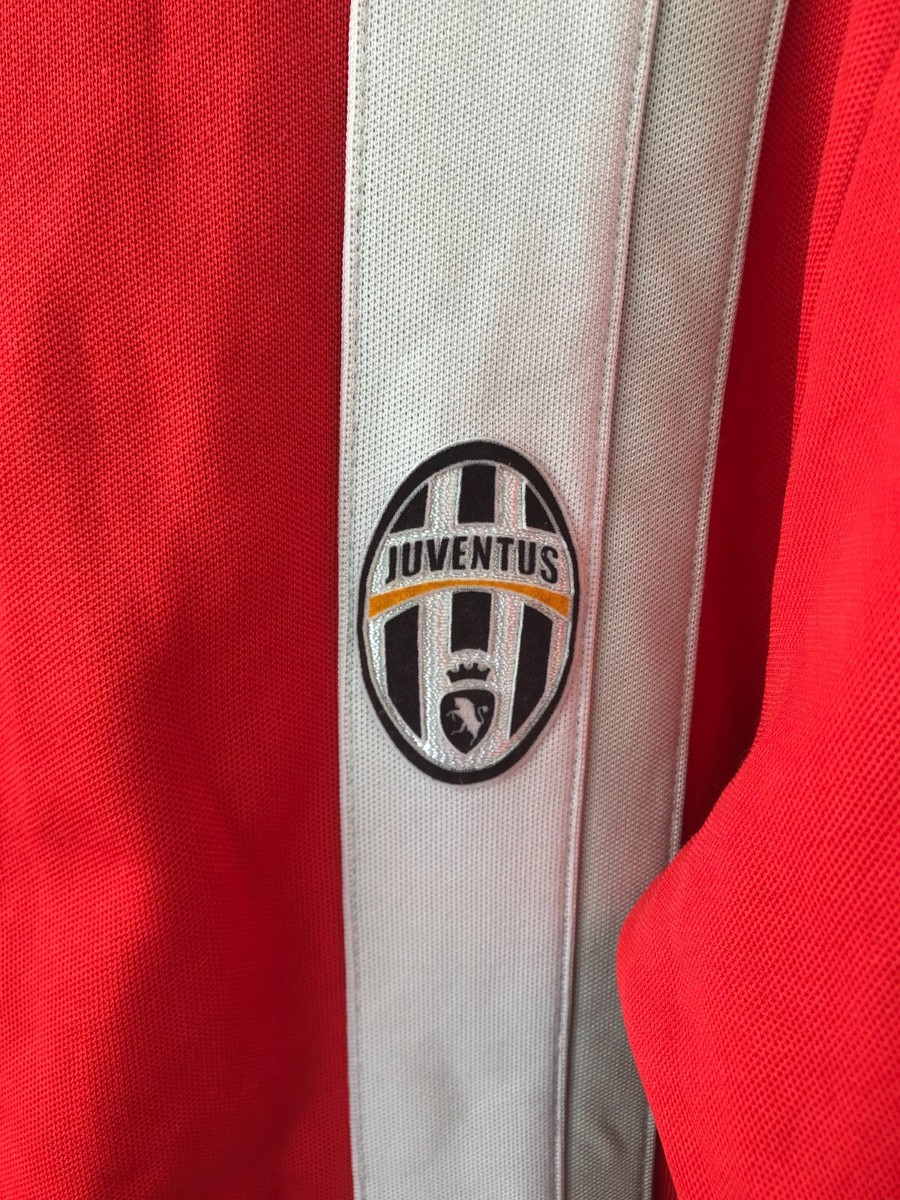 Y2K 05 JUVENTUSトラックジャケット NIKE 赤✖︎白　M 21-22 NIKE ユベントスFC サッカー トラックジャケット ジャージ
