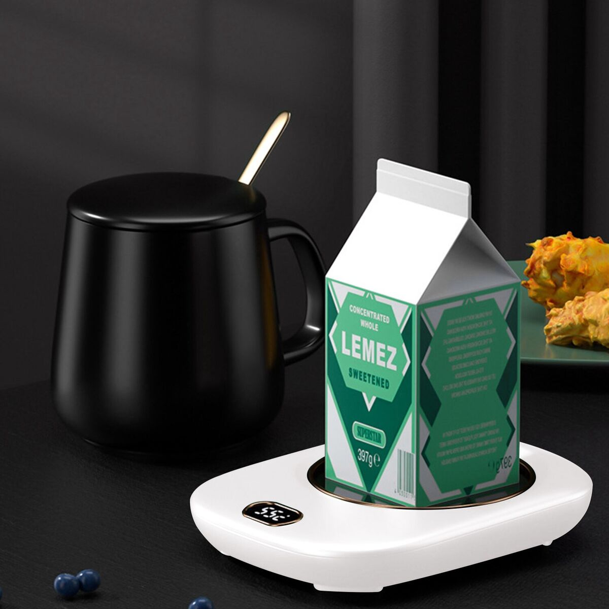 USB Electric Coffee Mug Warmer Cup Milk Beverage Warmer Plate Office Home  Desk