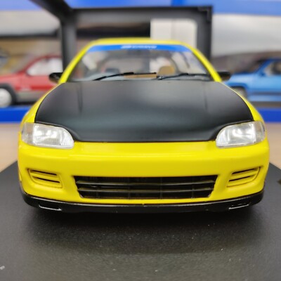 Honda Civic Eg6 Spoon version jaune 1991 1/18 solido S1810402 - Collection
