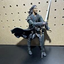ARAGON - Lord of the Rings Two Towers Action Figure w/ SWORD 2002 LOTR-FREE SHIP