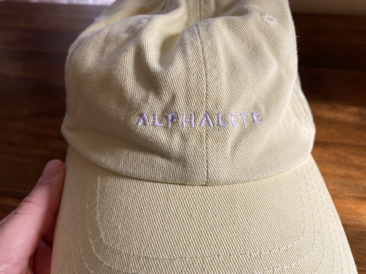 Alphalete Unisex Adjustable Yellow Dad Hat Cap | eBay display picture 2
