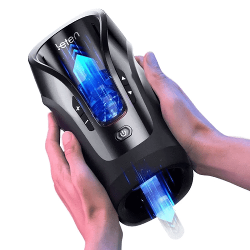Male Masturbator Telescopic Auto Thrusting Masturbation Stroker Cup Men Sex Toy - Picture 12 of 13