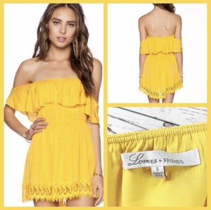 revolve yellow lace dress