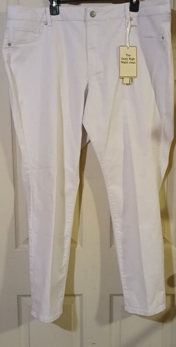 New D. jeans Dize 22W New York skinny jeans for women White