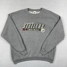 Pittsburgh Steelers Sweatshirt Mens XL Gray Vintage AFC NFL Football Pullover