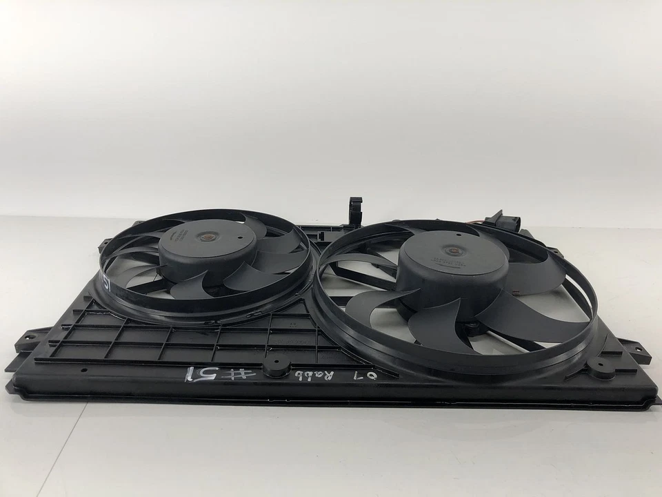 06-09 VOLKSWAGEN RABBIT 2.5L L5 MOTOR DE GAS CUBIERTA VENTILADOR DE REFRIGERACIÓN FABRICANTE DE EQUIPOS ORIGINALES #51 Foto 4 de 4