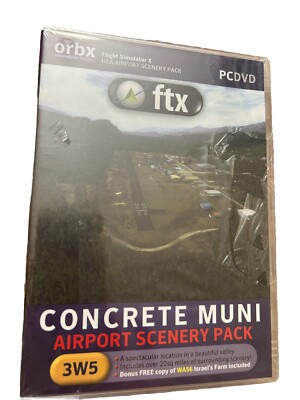 Orbx FTX : Concrete Muni , New Sealed PCDVD - Flight Simulator X