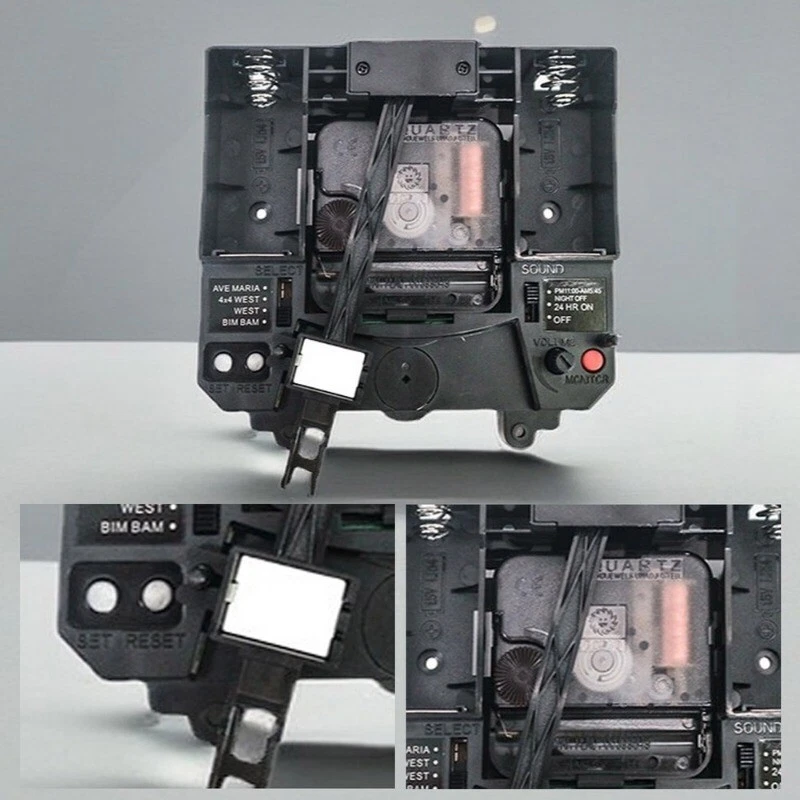 Wall Clock Pendulum Swing DIY Movement Mechanism Set Chime Replace Repair PartUS - Image 4 of 4