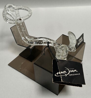 Vtg Modern Eames Era Flair Form Molten Plexiglass Sculpture ''The Boss'' (A6)