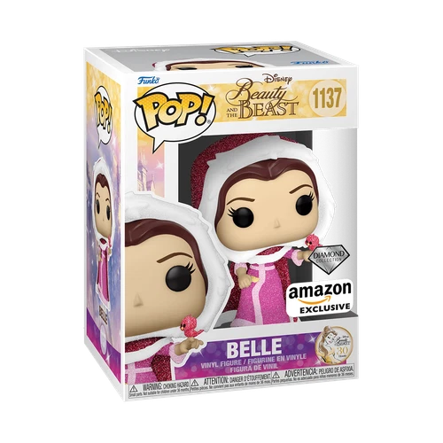 Funko Pop! Vinyl: Disney - Belle (Diamond Glitter) - Amazon (AM) (Exclusive)...