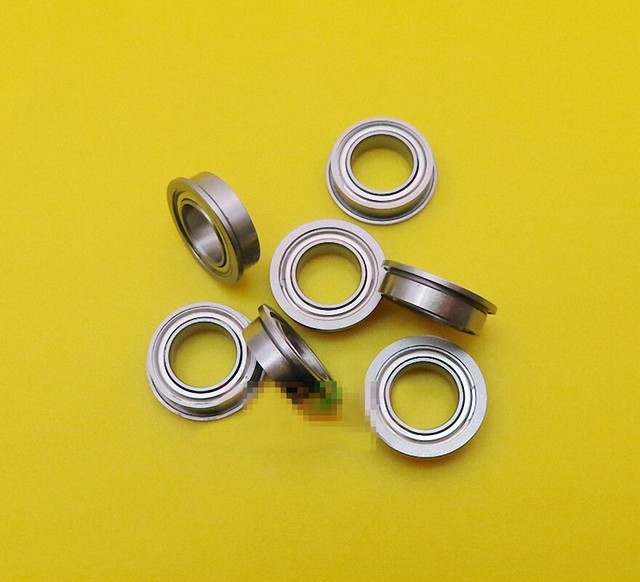 10pcs Flange Cup Stainless steel Flanged Bearing SMF117ZZ 7x11x12.2x3x0