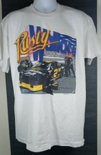 Vtg Nascar Rusty Wallace Millers Genuine Draft Beer 1993 Single Stitch T-Shirt