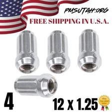 4 Spline Lug Nuts 2018-2023 Kawasaki Mule Pro-FXR 820 2015-2023 Pro-FXT Chrome 