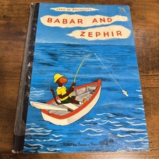 Babar And Zephir Jean De Brunhoff 1937 Edition HC Vintage Rare First Edition