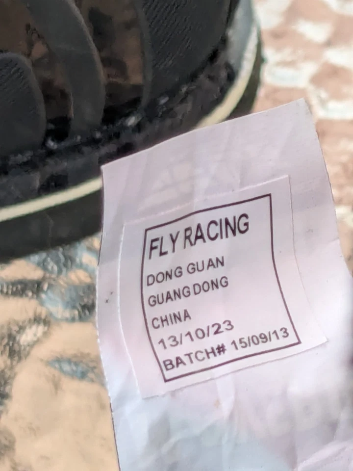 Botas de carreras de motocross Fly Racing Maverick para hombre 10 Foto 4 de 4