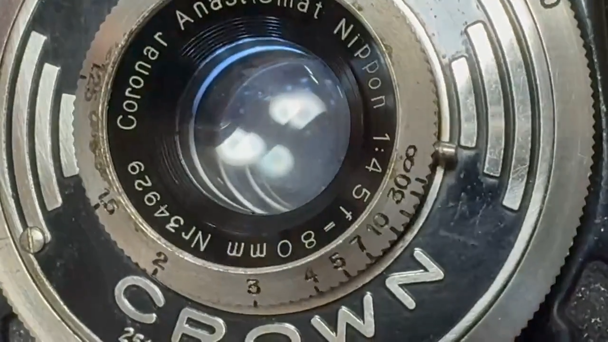 Exc+4] Minolta Six Film Camera Coronar Anastigmat 80mm f/4.5 Lens