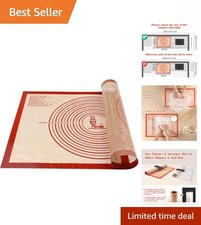 28''x20'' Food-Grade Silicone Baking Mat - Non-Slip, Dishwasher Safe