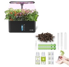8 Pods Hydroponics Growing System Indoor Garden Black & 188Pcs Hydroponic Pod... 11.55 per gallon