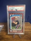 2024 Panini Donruss Rated Rookie Drake Maye RC Optic Preview Red Wave PSA 10