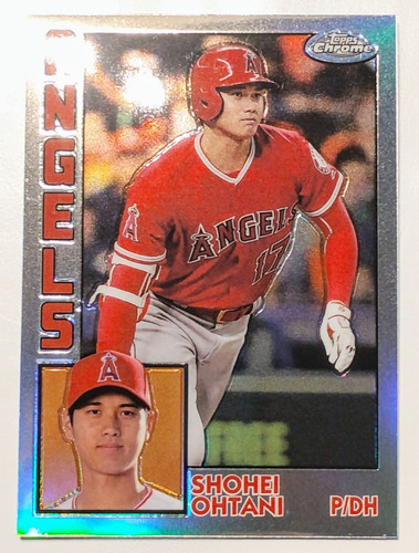 2019 Topps Chrome Shohei Ohtani 1984 Refractor # 84TC-25 Angels
