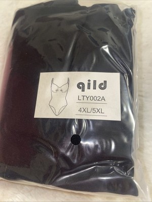 quid Black Shapewear Slimming Shaper Bodysuit NWT Plus Size 4X-5x-new In Box