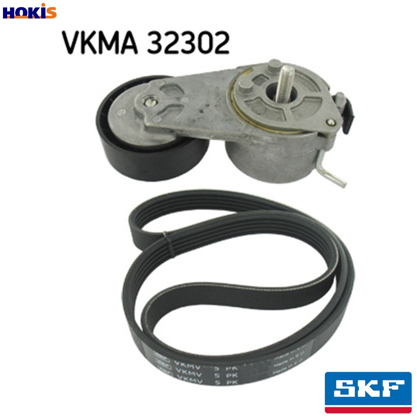 Multi-ribbed V-belt kit VKMA 32302 SKF for FIAT ALFA ROMEO OPEL ABARTH ZASTAVA - Image 20