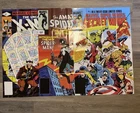 3 Marvel PROMO Posters Uncanny X-Men #141 Amazing Spider-Man #252 Secret Wars #1