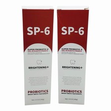 2 Pack - SP-6 Probiotic Whitening Toothpaste - 4.9oz 140g - NEW