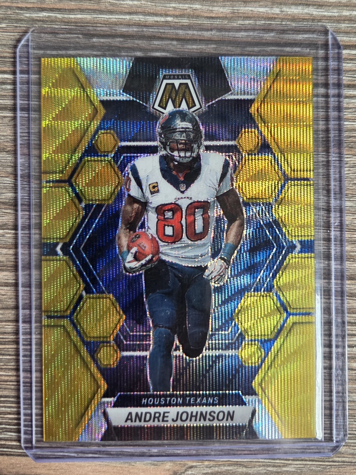 2023 Mosaic Andre Johnson Gold Wave #14/17!!
