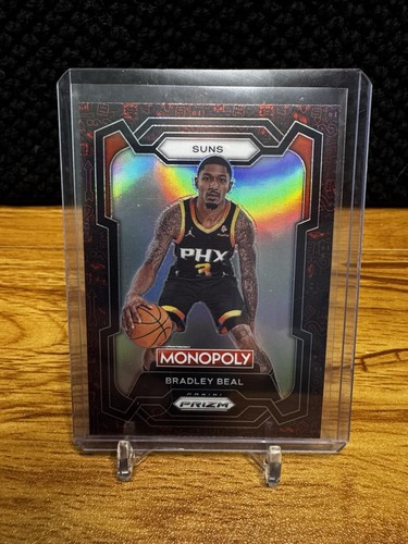 2023-24 Panini Prizm Monopoly - Bradley Beal #71 Red Pattern Prizm