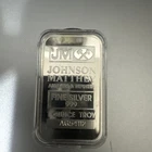 Johnson Matthey JM .999 Fine Silver 1 Troy oz Bar In Case