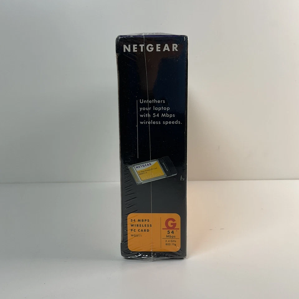 Netgear 54 Mbps Wireless PC Card WG511 V2 Factory Sealed NOS - Image 3 of 4